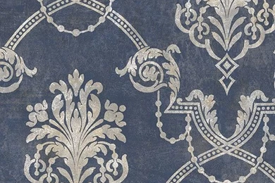 Gray Damask Navy Blue Wallpapers Double Roll Bolts