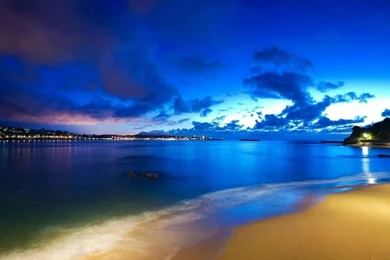 Saint Jean Luz Beach Scenery Wallpapers 2560x1600 : Wallpapers13.com