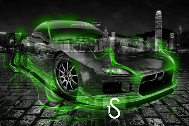 Green Mazda RX7 Wallpapers   Image