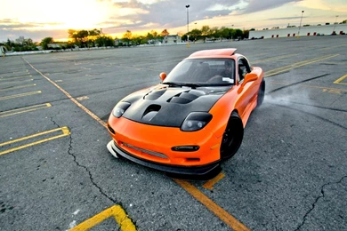 Cars Vehicles Drifting Tuned Mazda Rx7 Wallpapers
