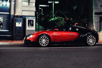 Red Bugatti Veyron HD 1080p Wallpapers Download