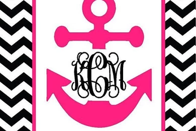 Monogram Anchor Wallpaper/Screensaver By SouthernIdeology On Etsy
