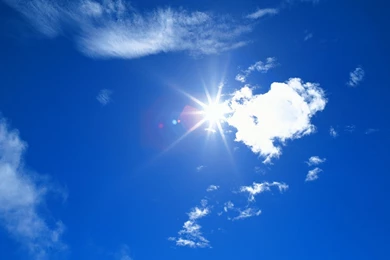 Pic > White Clouds Blue Sky