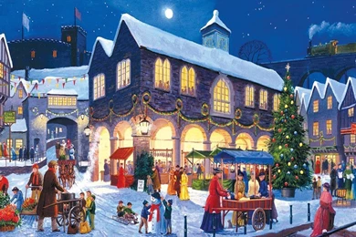 Christmas Market HD Wallpaper, Christmas Market Images