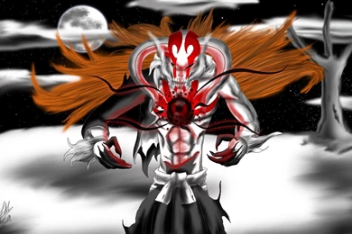 Bleach Ichigo Hollow Wallpaper Background.png