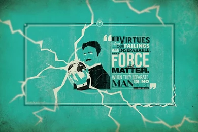 NIKOLA TESLA QUOTE DESKTOP WALLPAPER