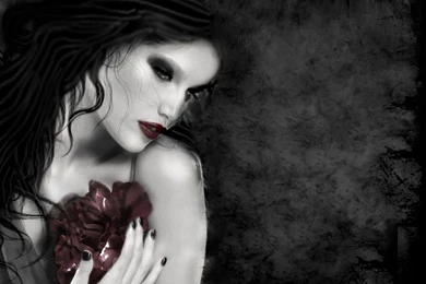 Dainty Gothic Girl Dark Gothic Wallpapers