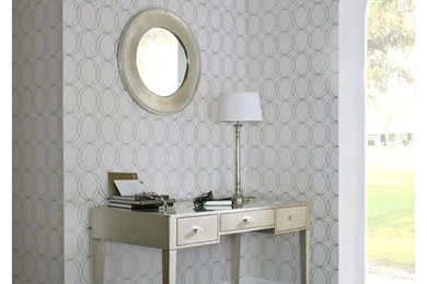 Graham & Brown 56 Sq. Ft. Darcy White Wallpaper 57218   The Home Depot