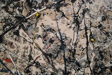 Jackson Pollock, Number 1A, 1948 (detail)