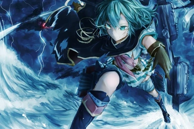 Download Wallpapers Art, Gensou Aporo, Kantai Collection, Kiso ...