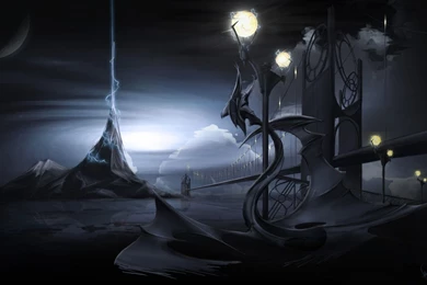 Wallpaper art fantasy landscapes artistic array wallwuzz hd ...