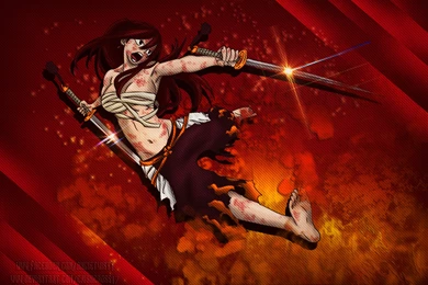 Erza Scarlet [Fairy Tail] Wallpapers By Crisscross17 On DeviantArt