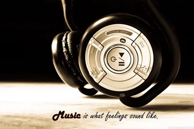 Music Headphones HD Desktop Wallpapers : Widescreen : High ...