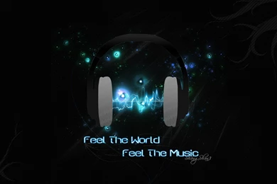 Headphones Blue Music Wallpapers