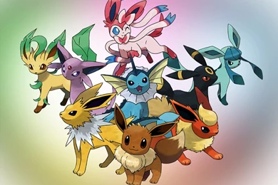 Gallery For   Cute Eevee Evolutions Wallpapers
