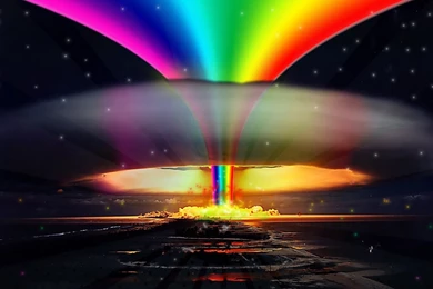 Multicolor Explosions Pride Rainbows Selective Coloring Gay ...