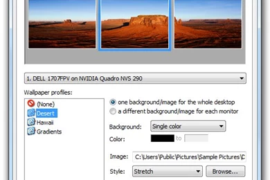 Windows 7   Set One Backgrounds To Stretch Across Multi monitor ...