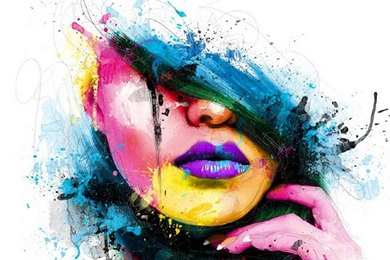 Beautiful Abstract Face   (