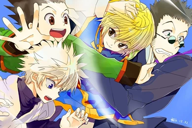 Gon killua kurapika loerio hunter x hunter 2011 wallpaper.jpg