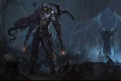 Wallpaper: Diablo 3   Demon Hunter   2D Digital, Fantasy ...