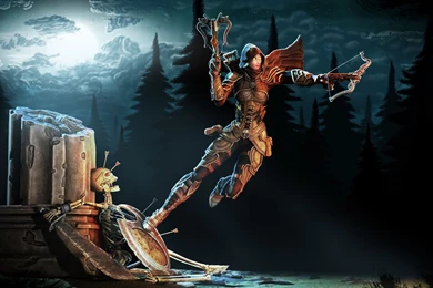 1440x900 Hunter, Art, Armor, Diablo 3, Demon Hunter, Cloak, Demon ...