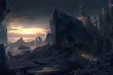 Shipwreck Wallpapers   Fantasy Wallpapers