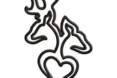 Gallery For   Browning Buckmark Logo Buck And Doe