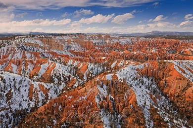 Amphitheaters. Aerial View From The Southeast. Bryce Canyon ...