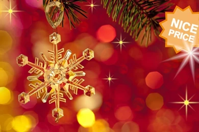 Christmas Magic Dancing Snowflakes