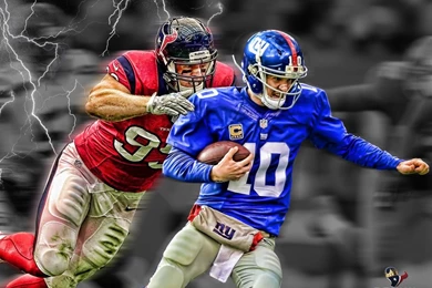 JJ WATT ELI MANNING By Dtexanz On DeviantArt
