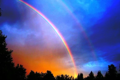 Real Full Rainbows   Wallpaper.