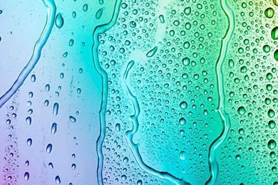 Glass, Rainbow And Drops iPhone Wallpaper Backgrounds