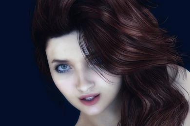 Digital 3d Animation, Painting, Drawing Art, Red Hair, Hd, Wallpapers