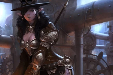 Steampunk Elf Girl Wallpapers   Fantasy Wallpapers