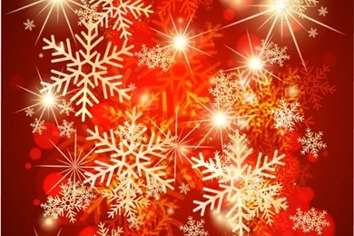 Ornate Red Christmas Backgrounds Vector Material 05   Vector ...