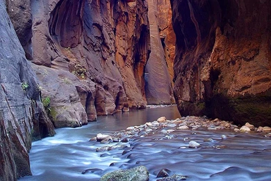 Zion National Park Narrows Wall Street   Wallpaper.