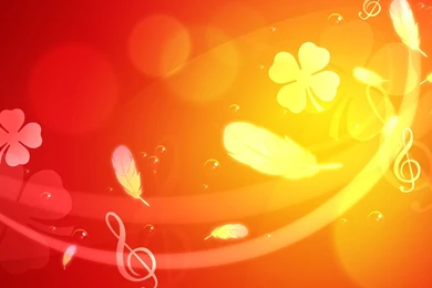 Floral Light Orange Download PowerPoint Backgrounds   PPT Backgrounds