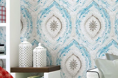 Online Get Cheap Matching Wallpapers And Fabric  Aliexpress.com ...