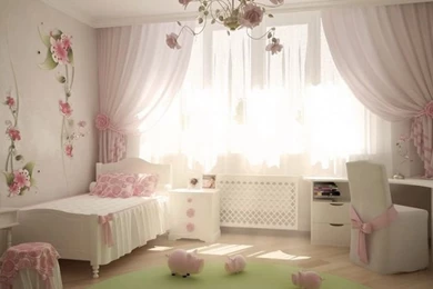 Girls Wall Murals – For Feminine Room   Wallpapers Mural Ideas