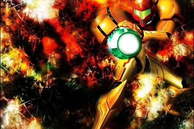 Metroid Abstract Samus Aran : Desktop And Mobile Wallpapers : Wallippo