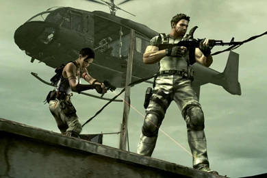 Chris Redfield Resident Evil Sheva Alomar Video Games Wallpapers ...