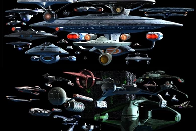Star Trek All Ships Wallpapers Collection