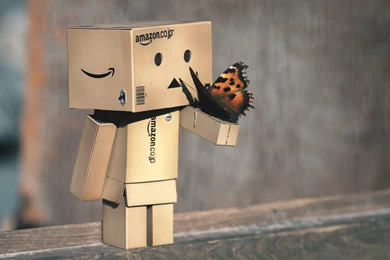 Danbo Amazon Computer Butterly Bokeh Mood Wallpapers