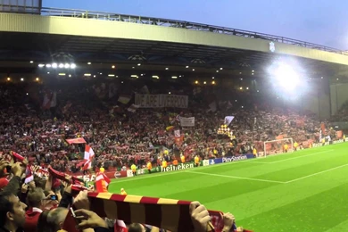 YNWA Anfield Champions League Sept 17 2014   YouTube