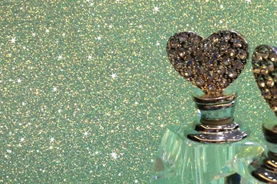 Glitter Wallpapers Stardust Shades Of Green: Designer Brands