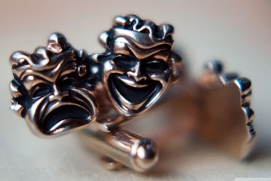 Cufflink Comedy, Tragedy HD Desktop Wallpapers : High Definition ...