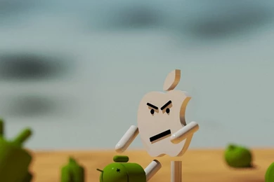 Funny Apple And Android iPhone 6s Wallpapers HD