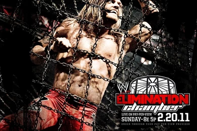 Elimination Chamber 2011 WWE PPV Poster With Edge   1600x1200 ...
