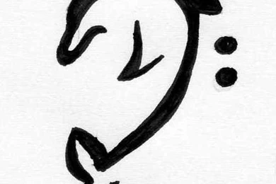 Dolphin Bass Clef By Urbangoat On DeviantArt