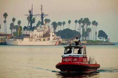 USCG Cutter Morgenthau At Terminal Island... And That Lifeguard ...